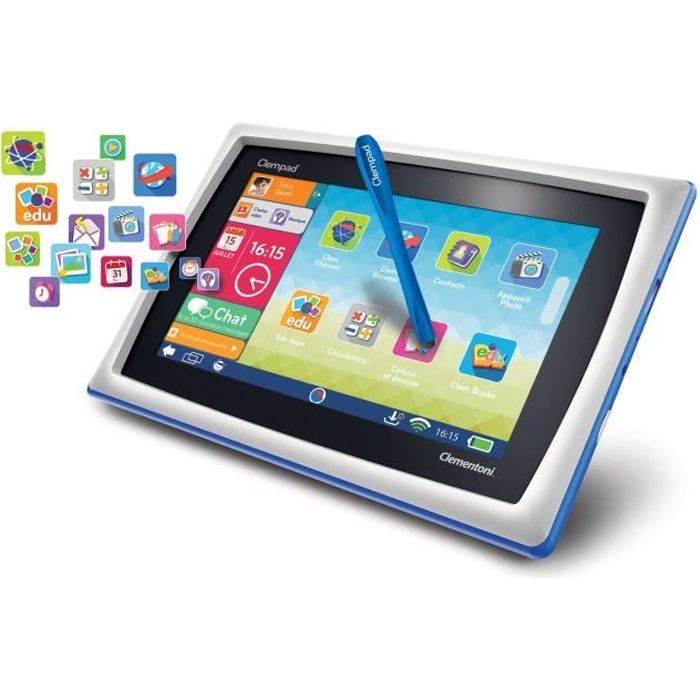 CLEMENTONI Tablette Tactile Enfant 7- Clempad