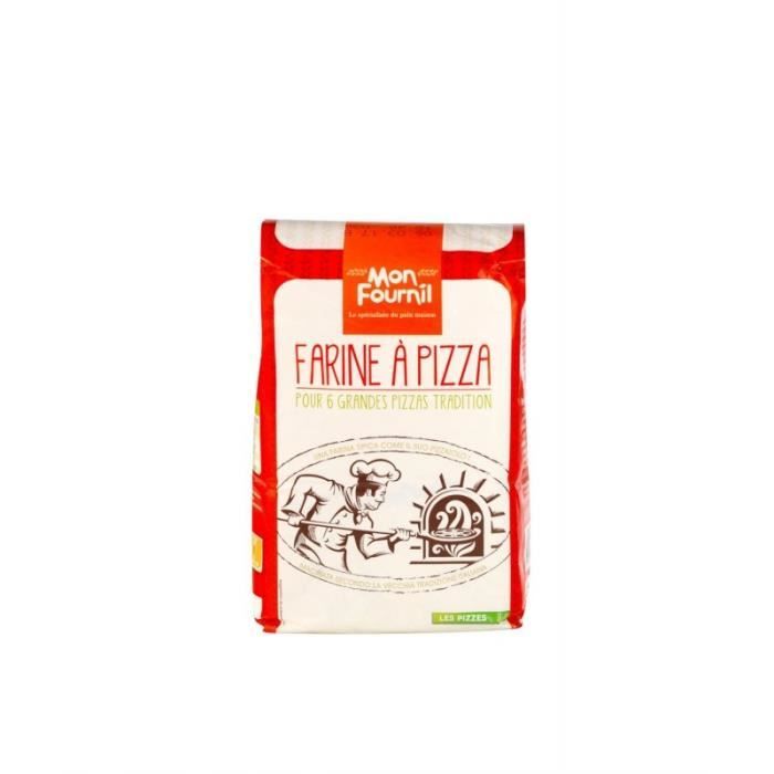 MON FOURNIL - Farine À Pizza Type 00 1Kg - Lot De 4