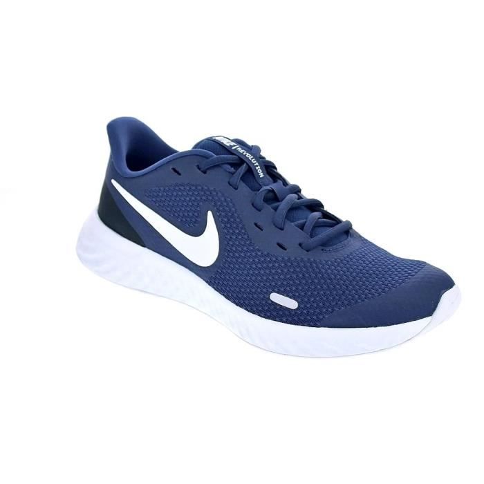 NIKE Baskets Revolution 5 - Bleu et blanc - Mixte