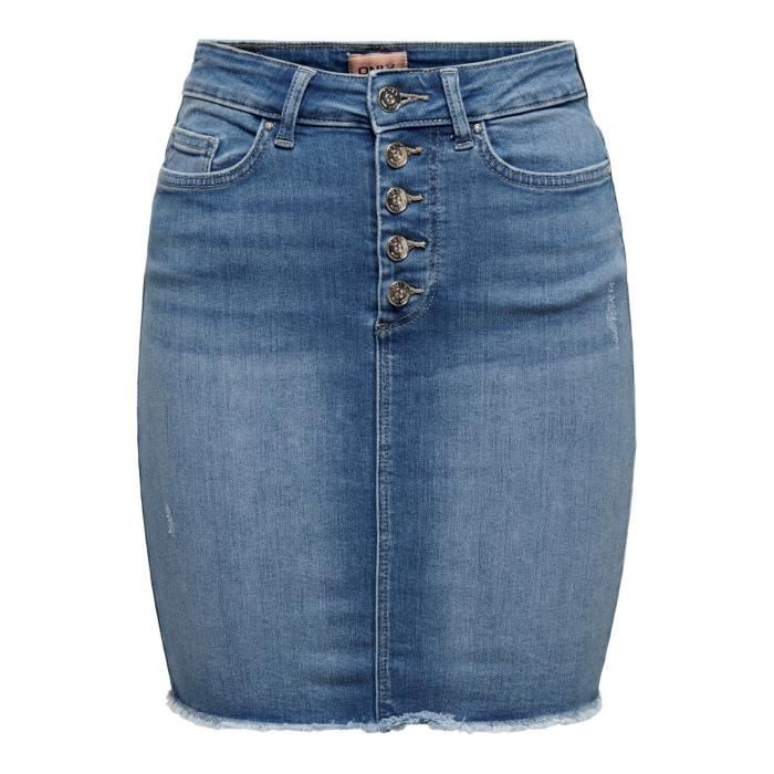 Jupe femme Only onlblush life - light blue denim - M