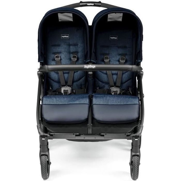 PEG PEREGO Poussette Double Book For Two - Bleu indigo