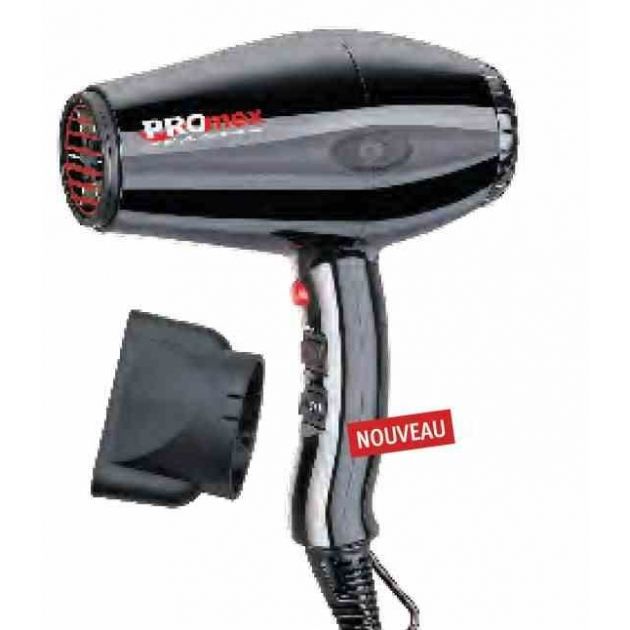 sechoir promex compact-5 noir 2000w tourmaline