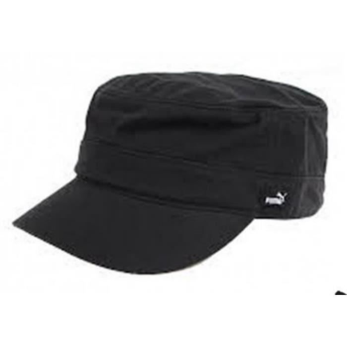 Casquette Militaire Homme Noire Puma