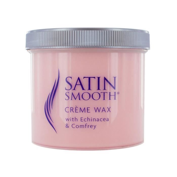 Cire Crème Satin lisse unisexe en rose avec échinacée et consoude - 425 g