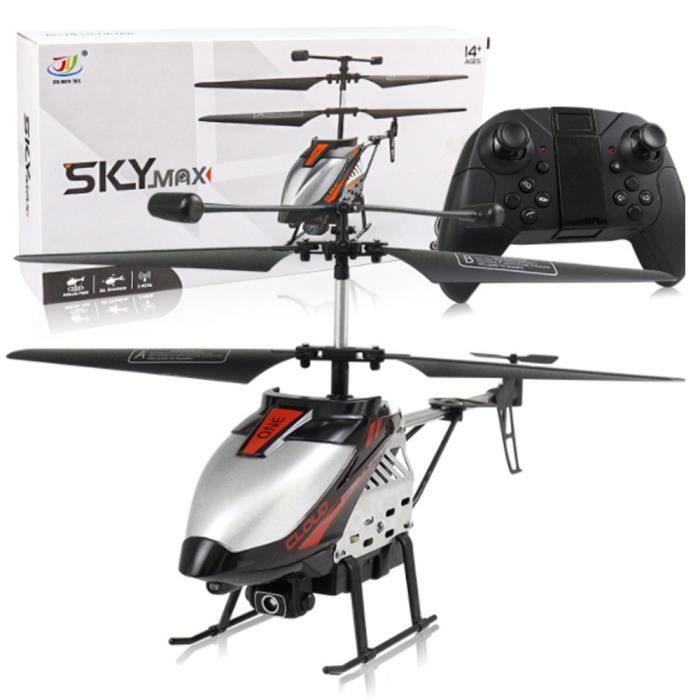 TD® Hélicoptère Avion télécommandé photographie aérienne caméra 2.4G jouet télécommandé télécommande noir