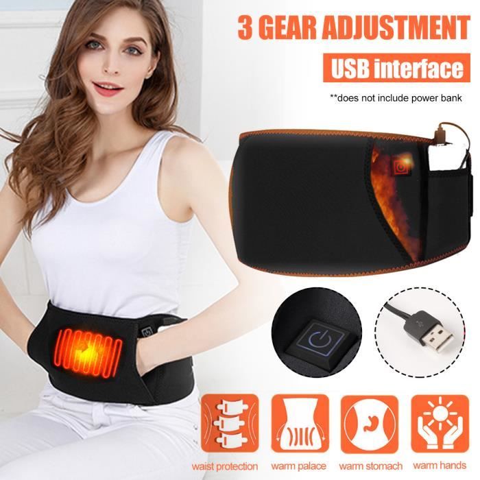 Ceinture Chauffante Dos Électrique Ceinture Abdominale Pour Bas Du Dos Musculation Lombaire