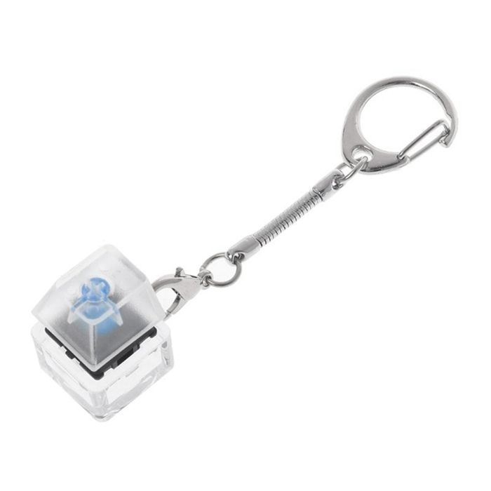 Porte-clés Testeur De Touches Mécaniques - 4 Touches, Lumière LED - Anti-stress, Jouet Clic - Pour Bureau Ou Maison