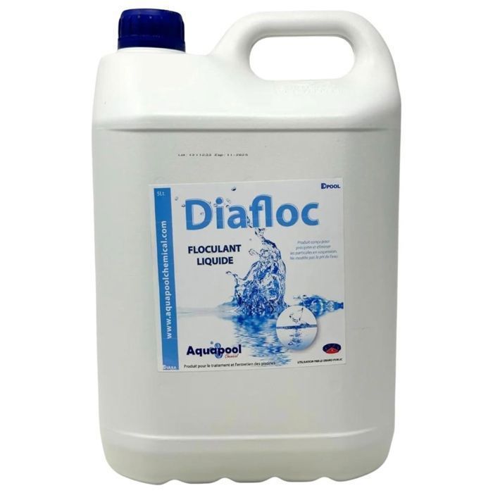 Floculant Liquide Piscine 5L - Clarifiant Eau Trouble, Fabriqué En France Par Blue Point