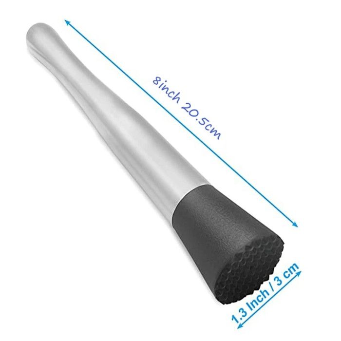 Pilons à Cocktail - Lot De 2 En Acier Inoxydable - 20 Cm - Parfait Pour Mojitos, Vieux Fashioned, Mixologie