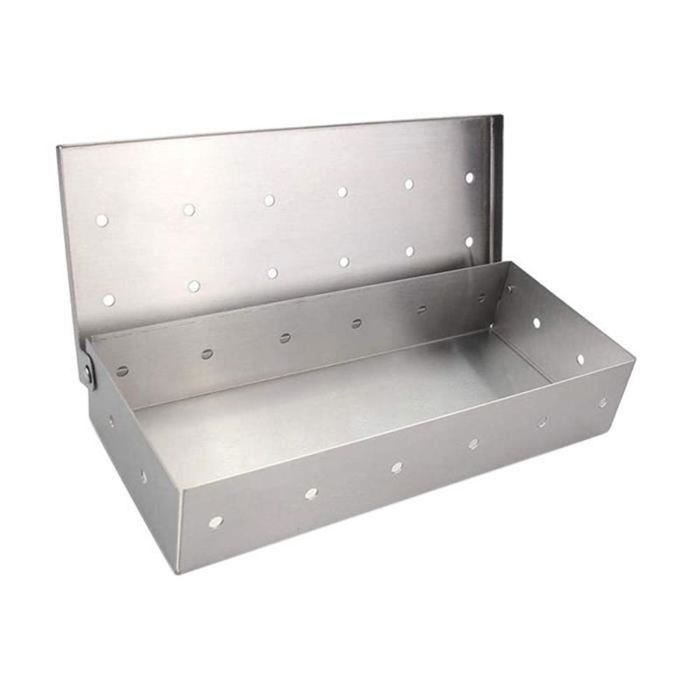Boîte De Fumage Mountain Grillers Inox Pour Barbecue - Fumoir Portable Gaz Et Charbon