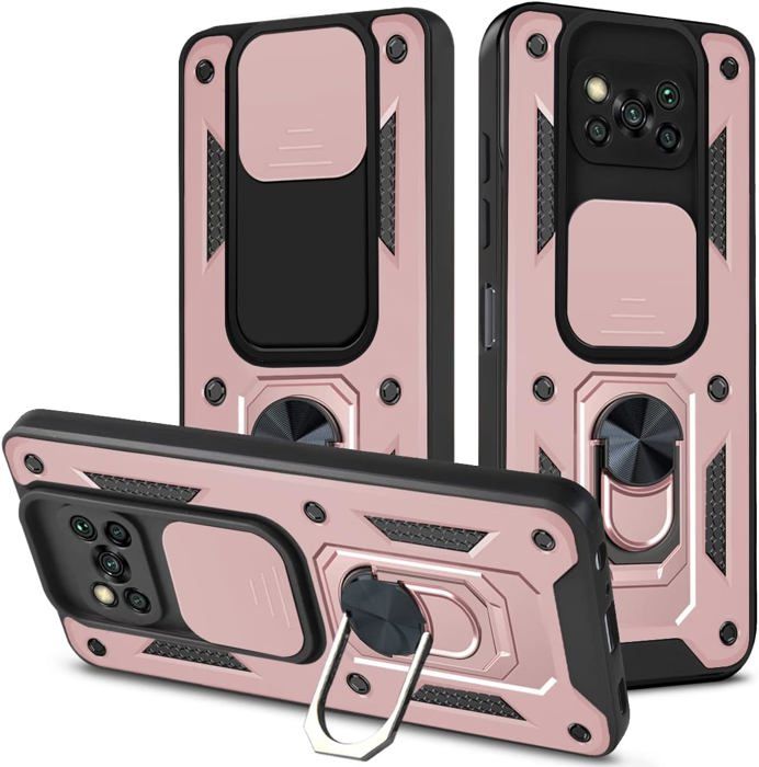 Ganbary Coque Pour Xiaomi Poco X3 NFC / X3 Pro - Housse Cuir PU Premium à Rabat Portefeuille - Noir
