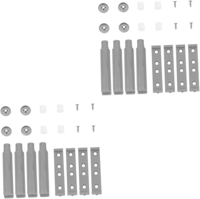 4 Pack, Black) Aimants d'armoire Loquet de porte magnétique pour