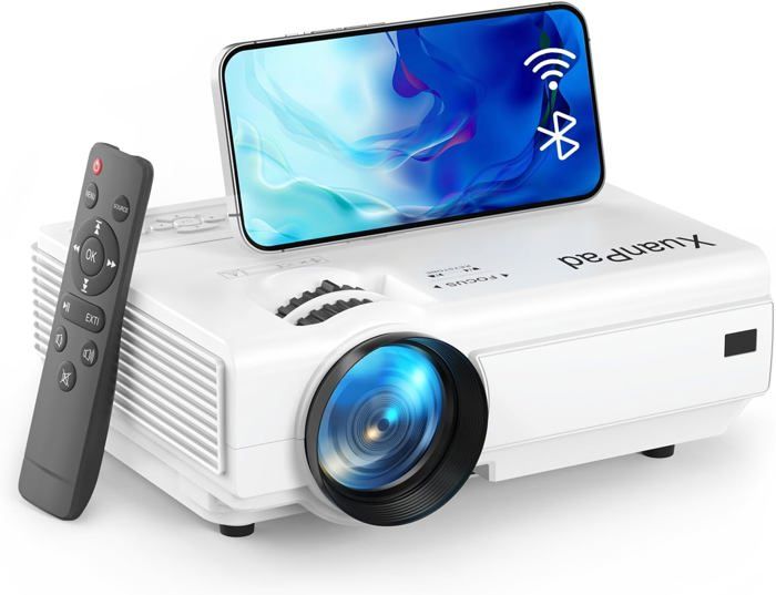 HY300-PRO Vidéoprojecteur Portable Full HD 1080p Supporte 5G Wifi Wireless Bluetooth Home Cinéma - TV Son Photo