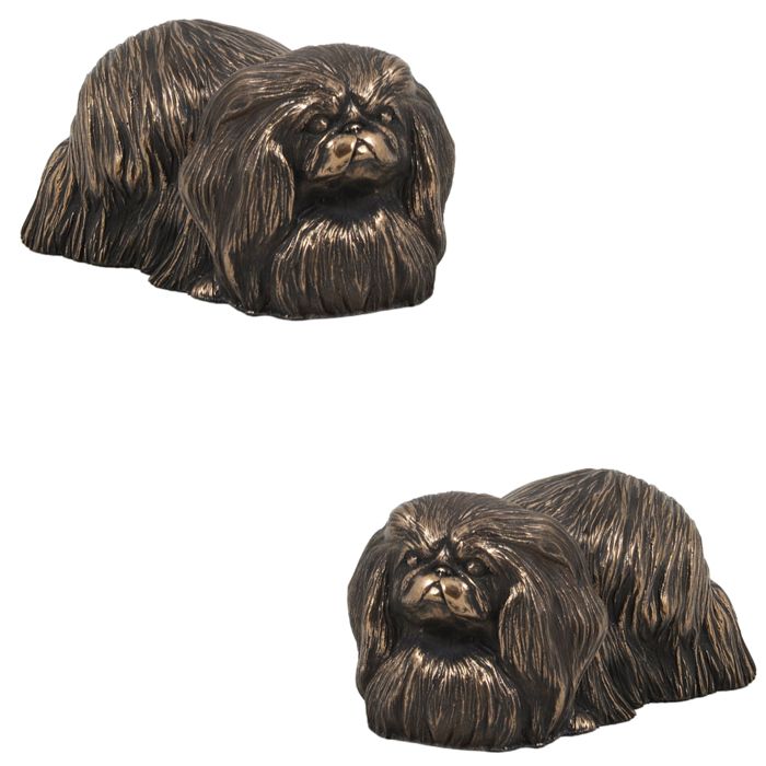 Pékinois - une statuette de chien une figure dune silhouette de chien un trophée pour une exposition canine de la marque Art-Dog