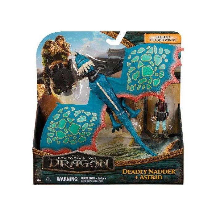 Figurine Dragon Tornade Sismique (Les Neuf Royaumes) - 14 Cm, Ailes Mobiles - Avec Carte Animal - Pour Enfants 4 Ans Et Plus