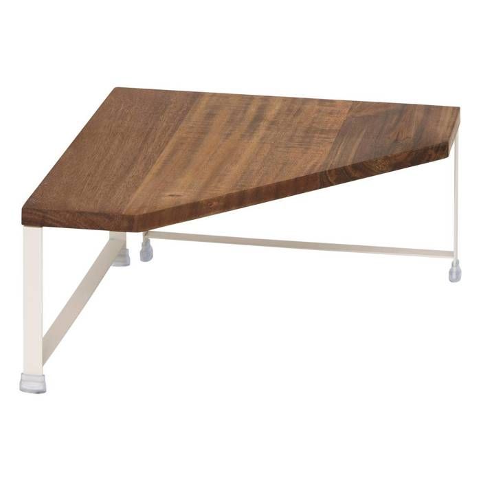Etagère angle 1 niveau Acacia beige - 5five