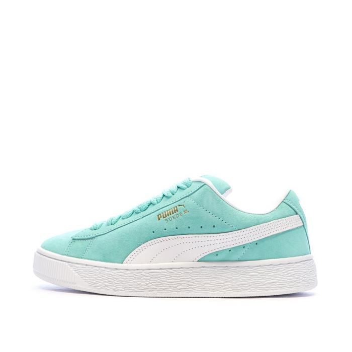 Puma Baskets Turquoise/Blanc Homme Puma Suede XL