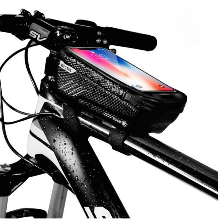 Sacoche De Cadre Vélo étanche Corpower – Écran Tactile Et Pare-soleil, Compatible Smartphone Jusqu'à 6,5 Pouces