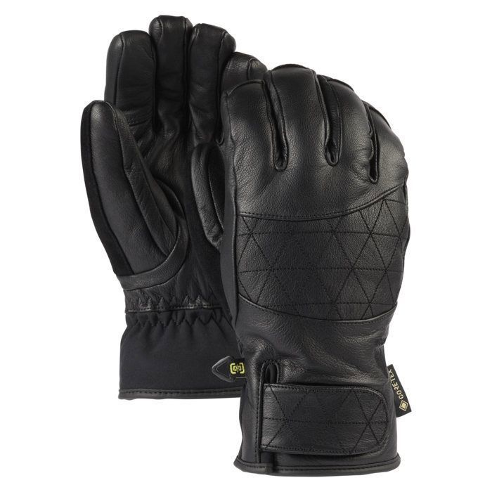 Gants De Ski / Snow Burton Gondy Gore-tex Leather True Black Femme