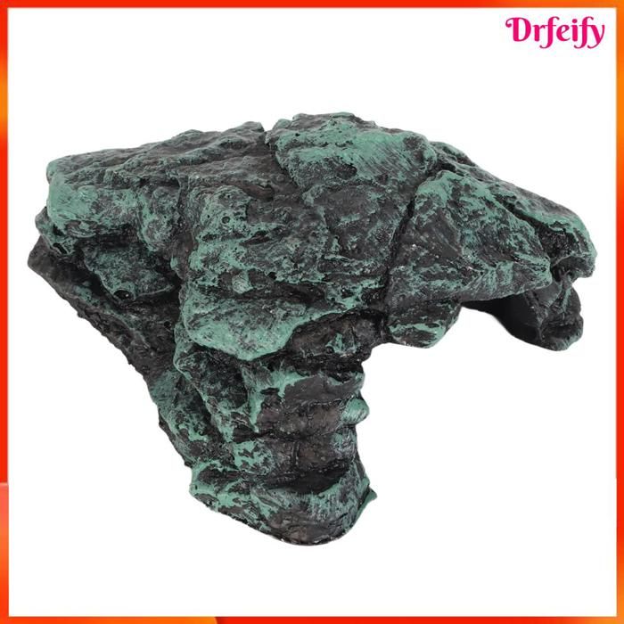 Meilleurs prix pour Grotte pour reptile - AKOZON - Grotte peau de roche - Résine robuste - 85x8x4 cm - Abri sûr pour geckos