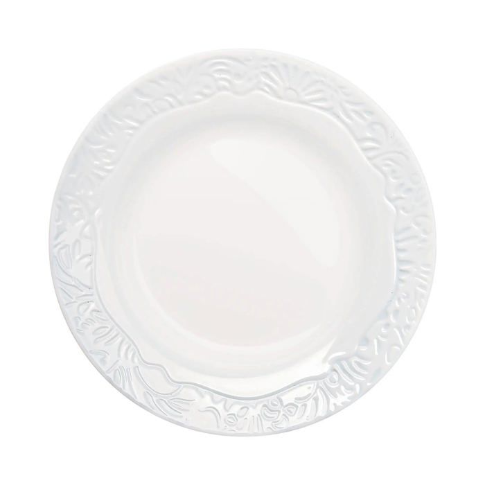 6 assiettes creuses blanches 22 cm Danbury - Luminarc
