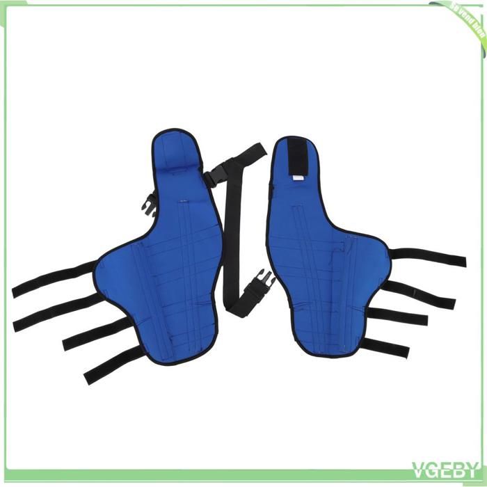 VGEBY Attelle de jambe de chien Attelle de jambe arrière de chien élastique respirant protecteur de jambe de animalerie soin S