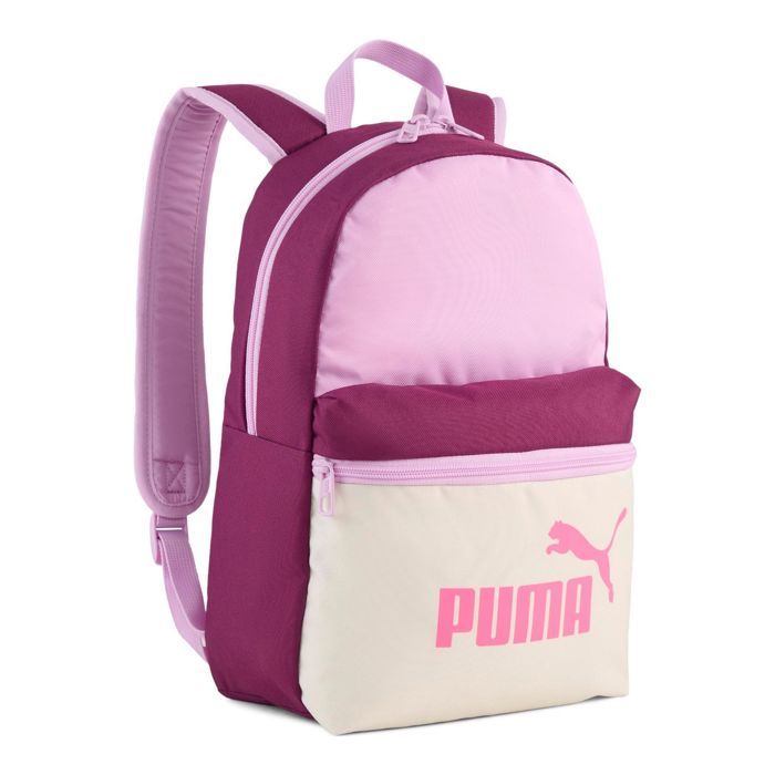 PUMA Sac à dos mauve crème pour fille - Phase CB Small Backpack S Mauve Glow - Alpine Snow 351683