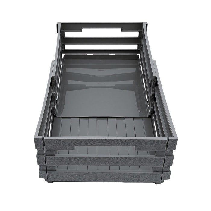 AUCUNE Organisateur de tiroir extensible Boîte de rangement extensible panier pliable réglable tiroir de cuisine meuble panier
