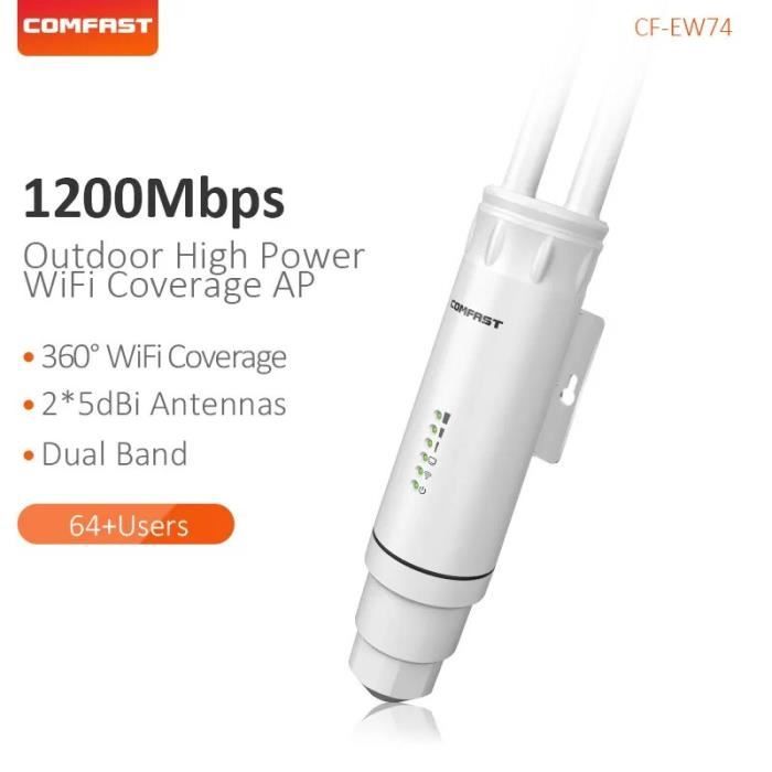 Routeur 4G Solaire étanche IP66 - WiFi Extérieur Avec Carte SIM, Pour Caméras, Tablettes, Camping