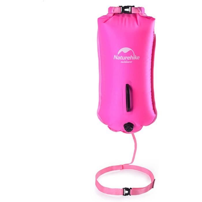 Bouée de Nage Eau Libre,Sac de Nage 28L,Bouée de Natation avec Ceinture Ajustable,Entraînement