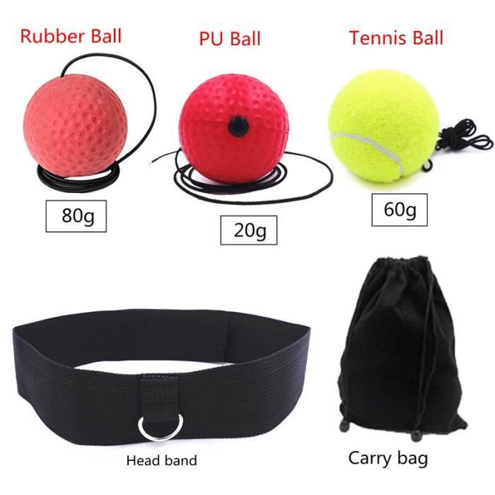 Ballon De Réflexe Vueinrg 3 Pièces - Entraînement Boxe, Coordination œil-main, Avec Bandeau
