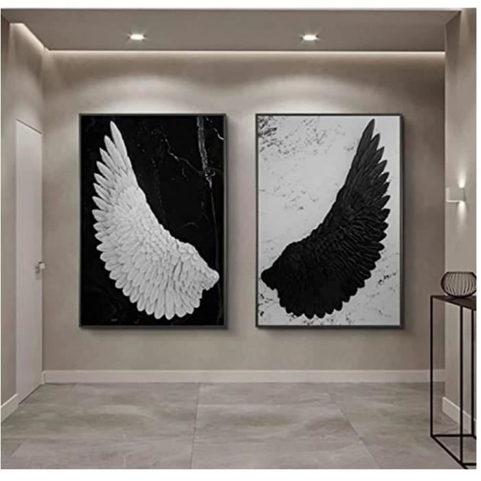 Tableau Toile Déco Murale Fleur Pissenlit - Impression Noir Et Blanc Sans Cadre - 13x18cm - Pour Salon, Bureau, Chambre