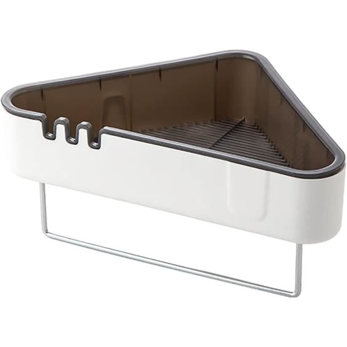 Neodrain Lot De 2 Étagères De Douche D’Angle Sans Percage – Acier Inox 304 – 25 Cm Argent