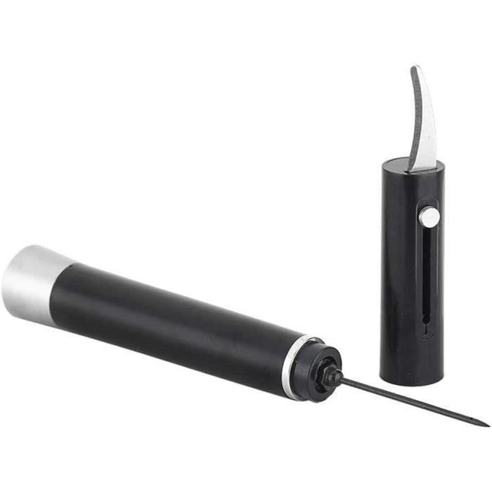 Kit Ouvre-bouteilles De Vin Faburo 5 Pièces - Tire-bouchon Levier, Coupe-capsule, Verseur, Bouchon, Vis De Rechange, Boîte Cadeau