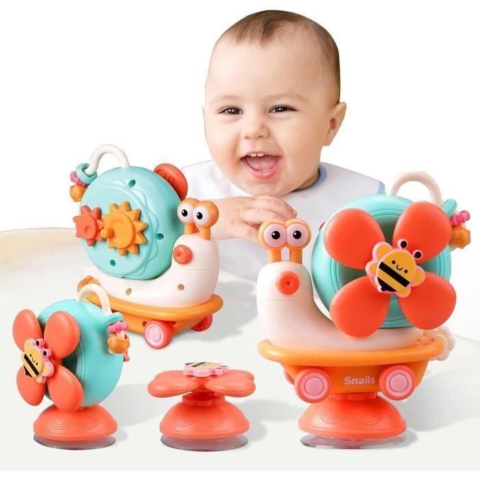 Spinner Bebe Ventouse - Jouet Bebe 1 an - Jouet Bebe 6 9 12 Mois