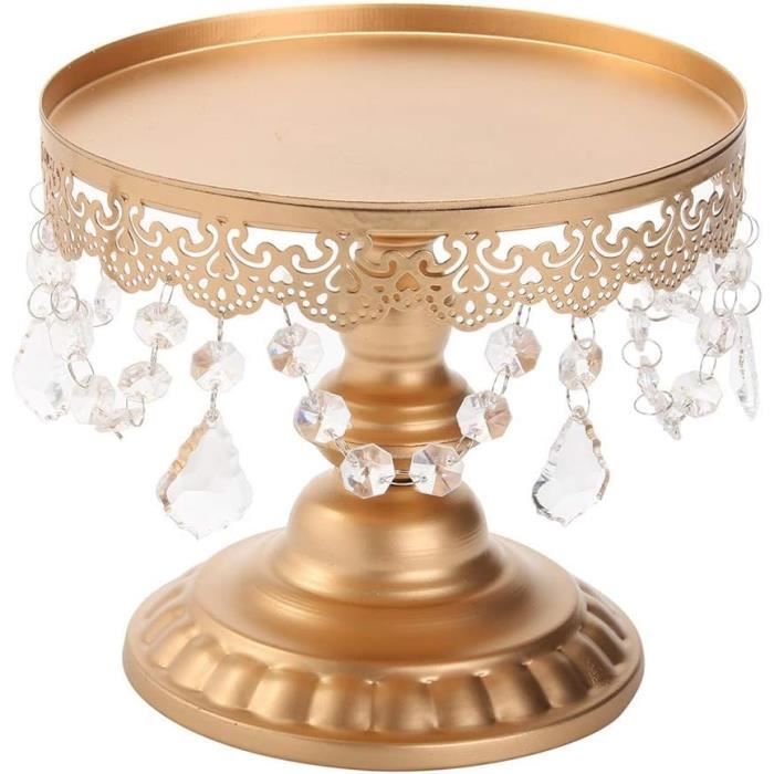 Présentoir à Gâteau 18 Pouces En Cristal Acrylique - Support Miroir Mariage
