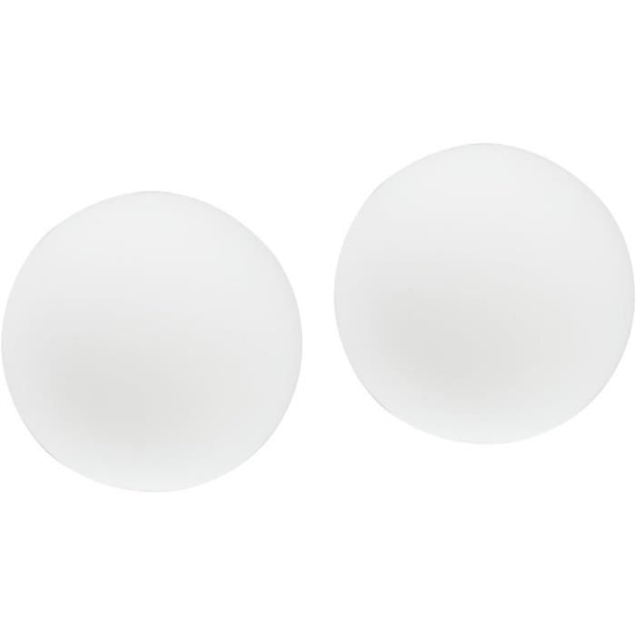 3 Abat-jour Sphériques VILLCASE - Blanc Acrylique 15cm - Pour Appliques Murales Intérieur/extérieur