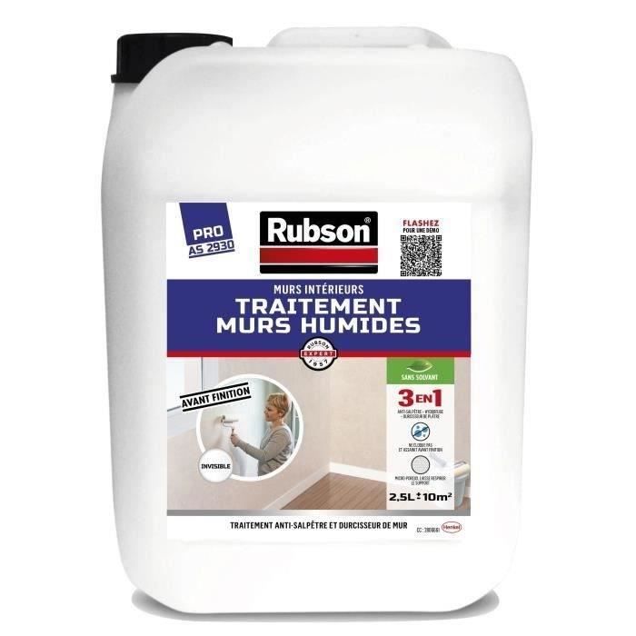 RUBSON Traitement murs Humides intérieurs incolore 2,5 L