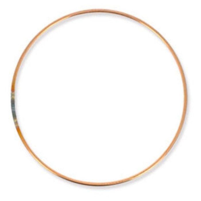 Carcasse d'abat-jour Cercle nu 35 cm Cuivré - Fil Cuivré (Le) Fil