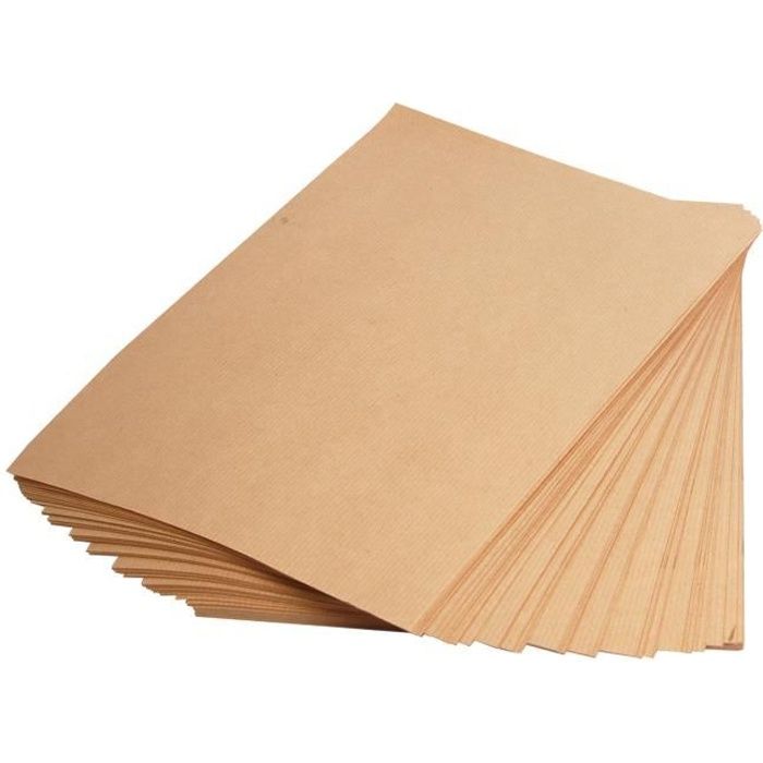 Feuilles papier épais Kraft A4 - 10 feuilles - Cdiscount Beaux-Arts et  Loisirs créatifs