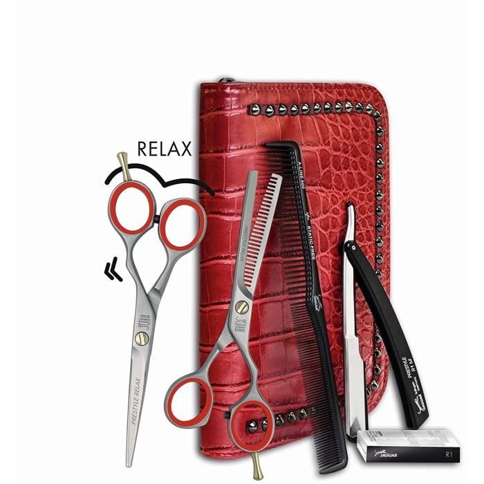Jaguar Ciseaux Pre Style Relax Set Ciseaux De Coiffeur 5 5 5 5 Satine 8374 Beaute Et Parfum Cdiscount Au Quotidien