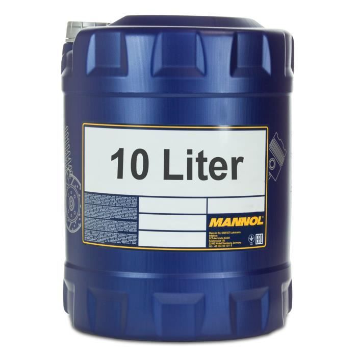 Huile moteur diesel 15W-40 - MANNOL - 10 litres - Viscosité 15W-40 - Pour moteurs essence et Diesel