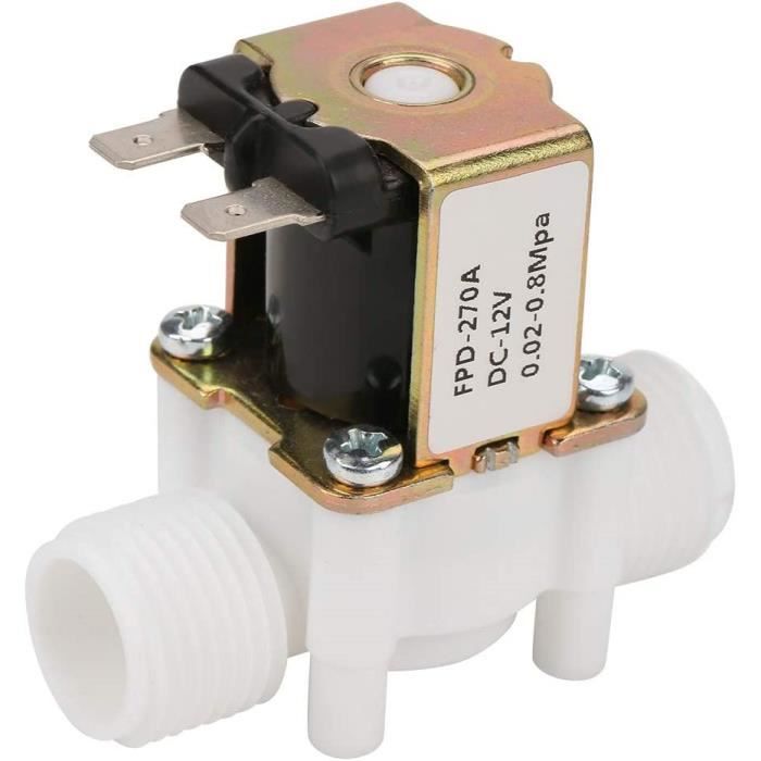 Électrovanne à Impulsion G1/2 DC 6V - Plastique, Pour Contrôle Automatique Eau, Irrigation, économie