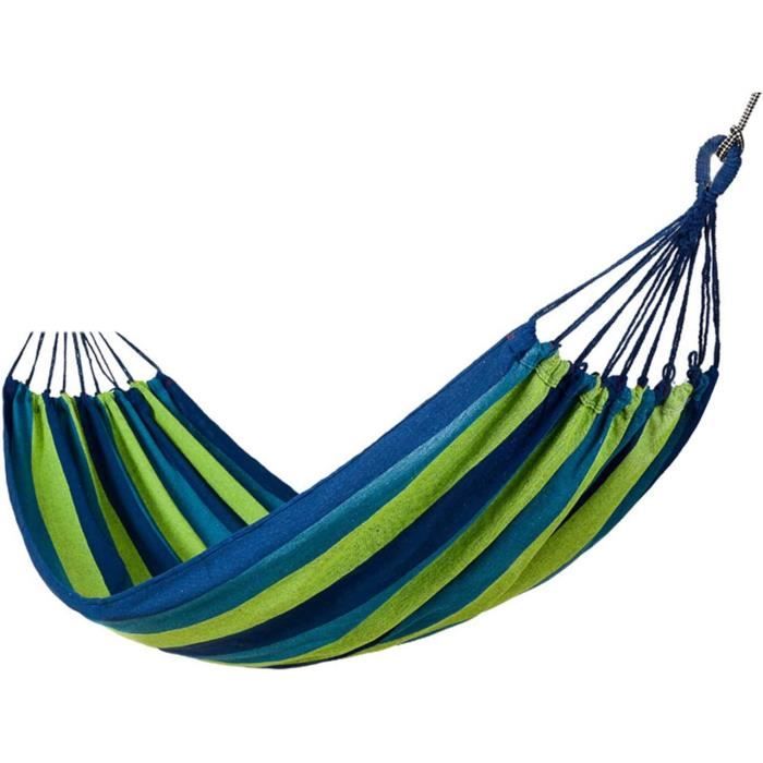 Hamac Double De Voyage Cascade Mountain Tech – 2 Places, 440 Lb, Bleu/vert