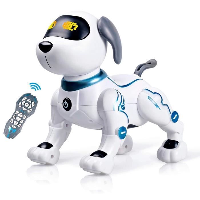 Top Race Robot Chien pour Enfant Obéit aux ordres,aboie et Bouge