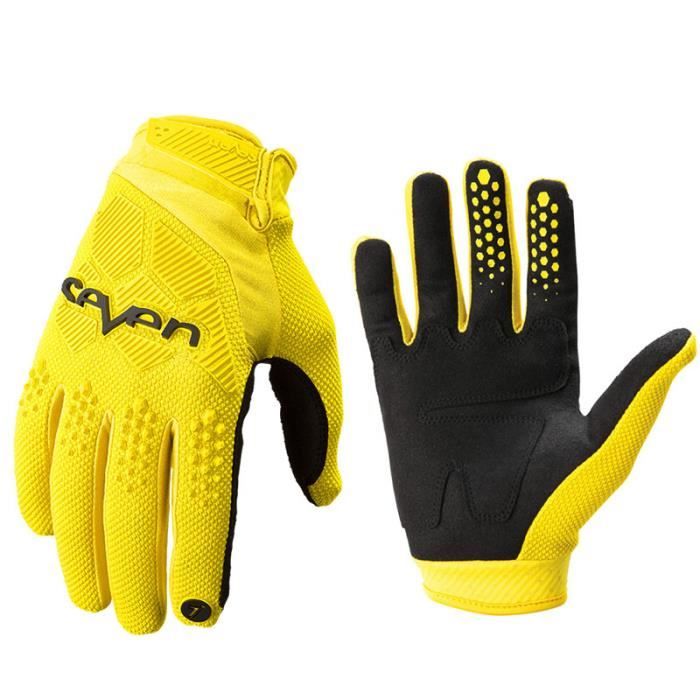 OUYAWEI VTT Gants De Vélo Moumtain Vélo Coupe-Vent Gants De Route VTT Gants De Motocross Antidérapants Noir M Accessoires de Voiture 