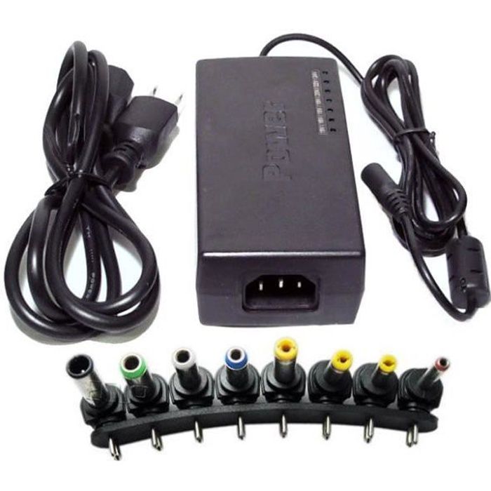 Chargeur Universel Alimentation PC Portable 96w + Embouts 12v à