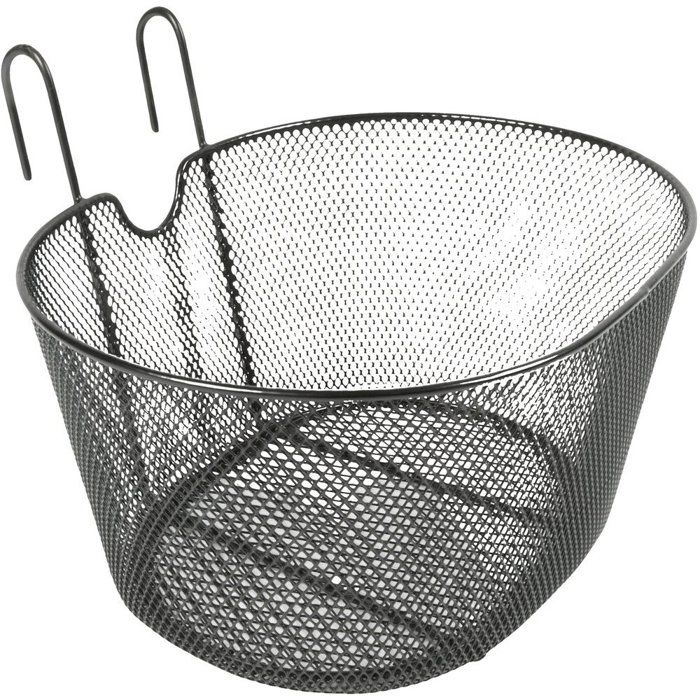 On bike Panier avant pour vélos en métal plastifié avec fixation au guidon - Accessoire pratique et robuste pour transporter vos