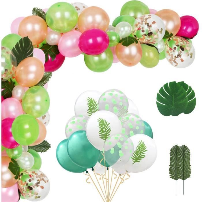 Decoration Anniversaire Tropicale Kit Guirlande Ballon Hawaienne Arc De Ballon Jungle Avec Feuilles De Palmier Ballons Vert Rose C Cdiscount Maison Decoration Anniversaire Tropicale Kit Guirlande Ballon Hawaienne Arc De Ballon Jungle Avec Feuilles De Palmier Ballons Vert Rose C Cdiscount Maison
