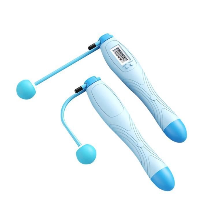 Corde à sauter PVC Luxe avec roulements - Fitness efficace